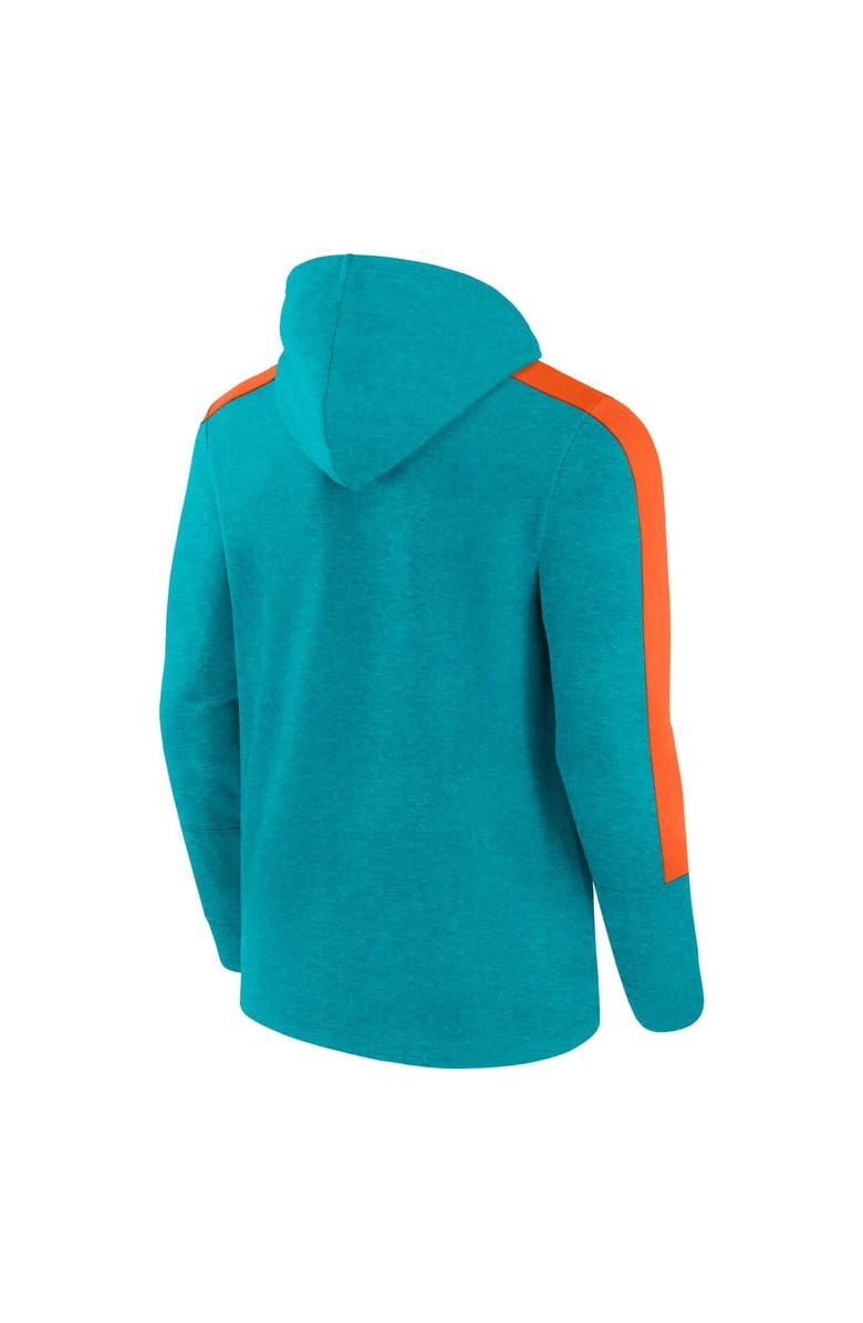 FANATICS Men's Fanatics  Aqua Miami Dolphins Gains Full-Zip Hoodie, Alternate, color, 