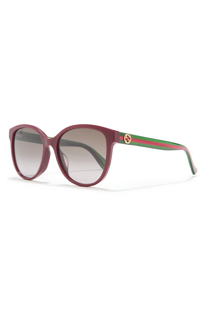 Gucci 55mm Round Sunglasses, Alternate, color,