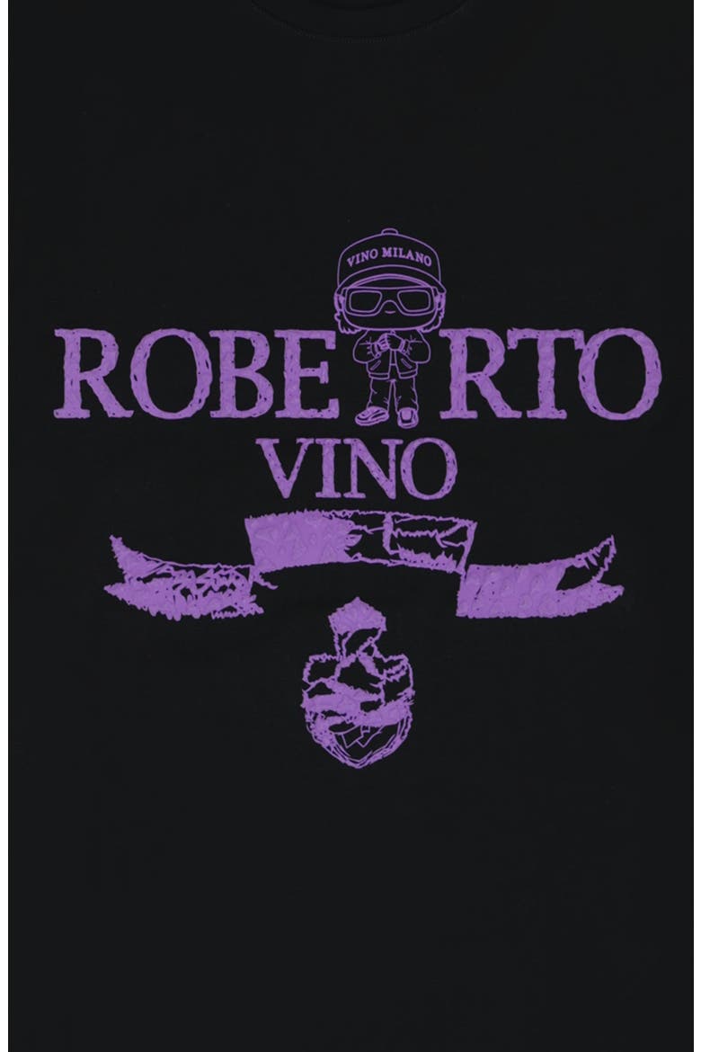 Roberto Icon Slim Tee, Alternate, color, Black