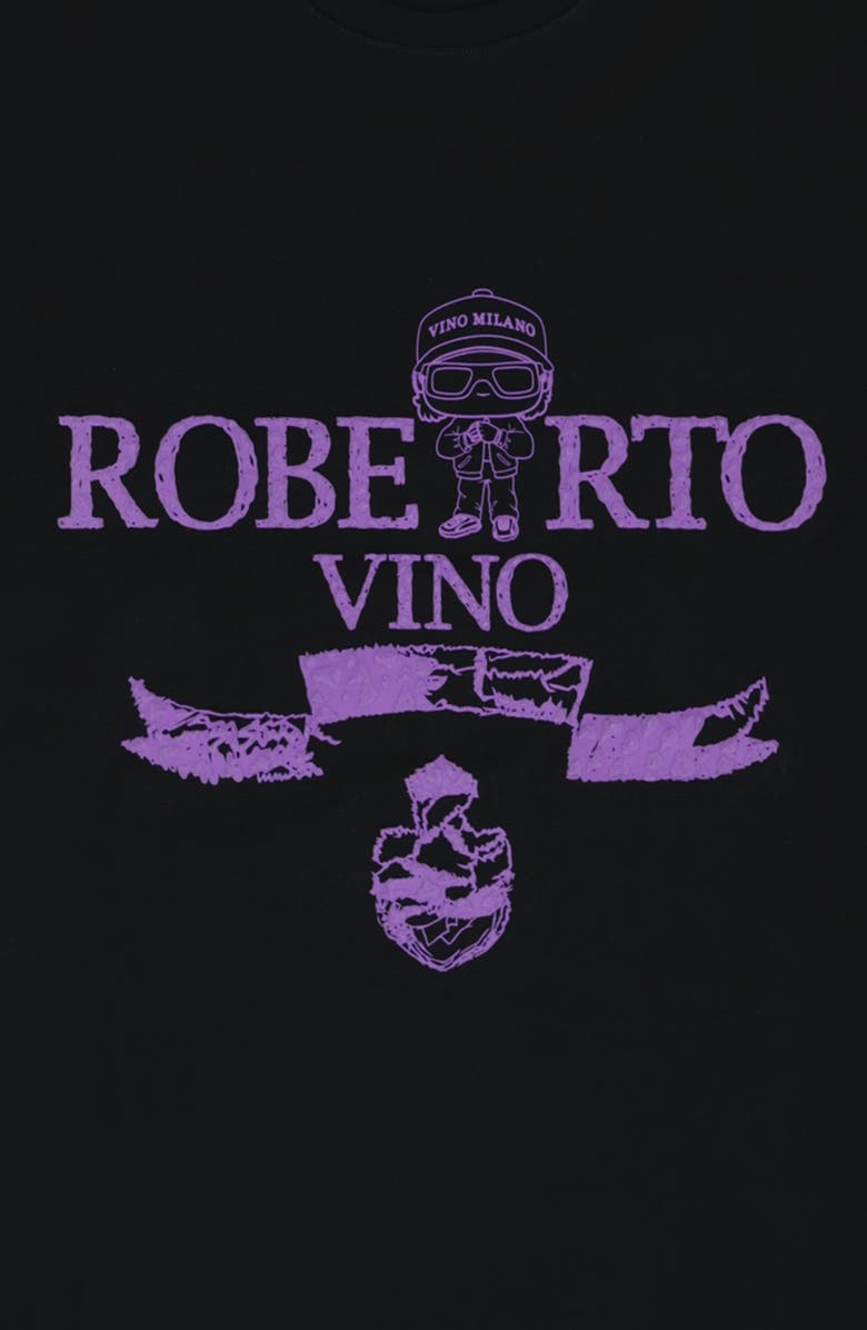 Roberto Vino Roberto Icon Slim Tee, Alternate, color, Black