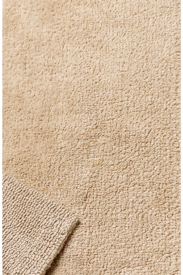 Reversible Deep Pile Thick Cotton Bath Rug, Alternate, color, Stone