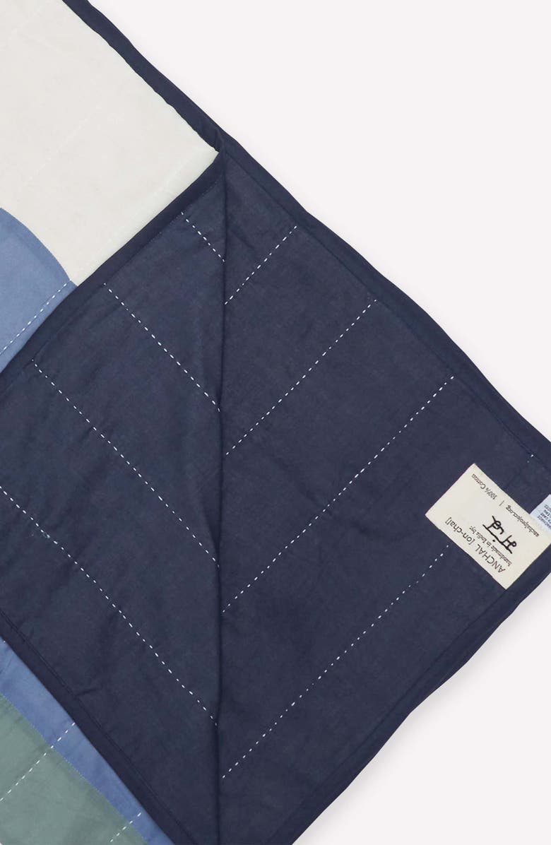 ANCHAL Naari Check Quilted Throw Blanket, Alternate, color, 