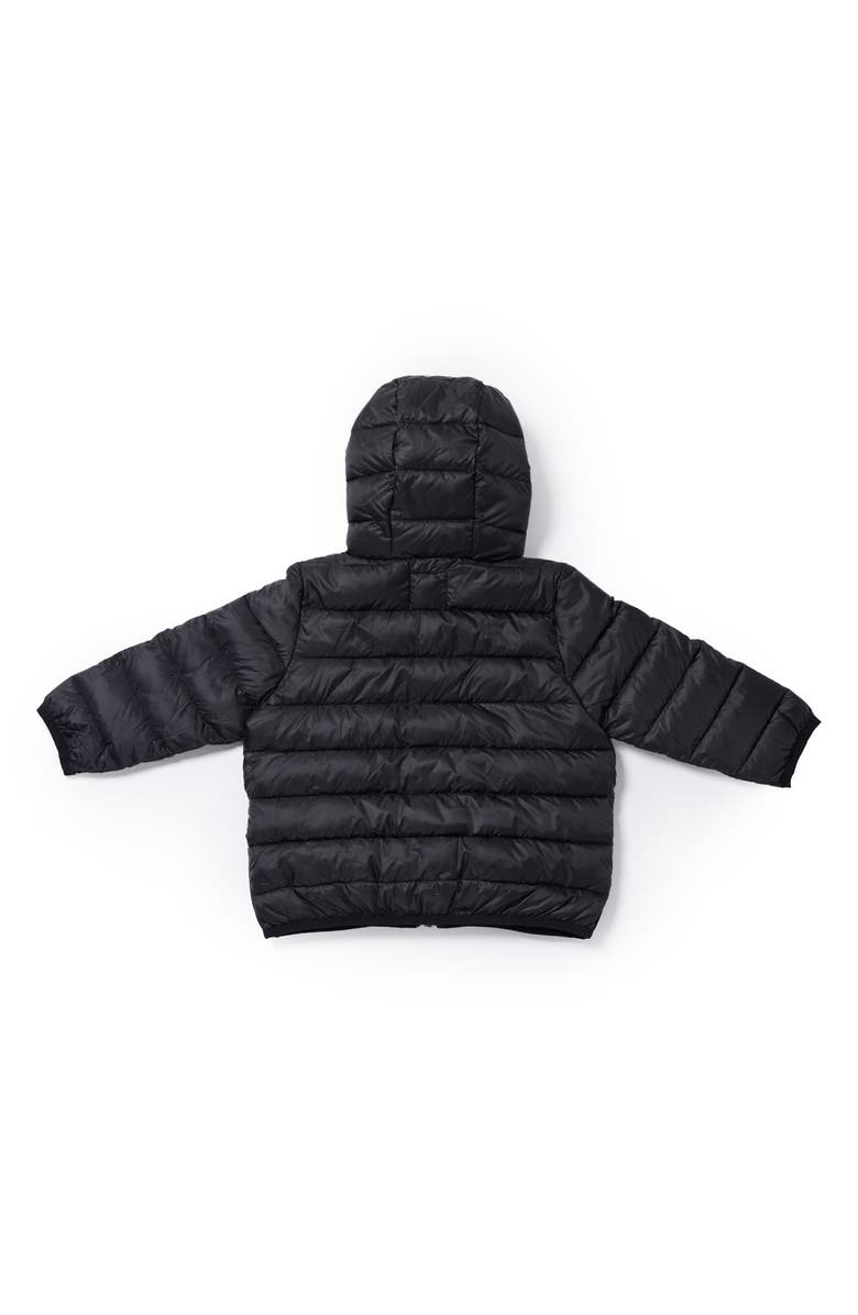 7 A.M. Enfant Kids' Roll Me Packable Puffer Jacket, Alternate, color, Black