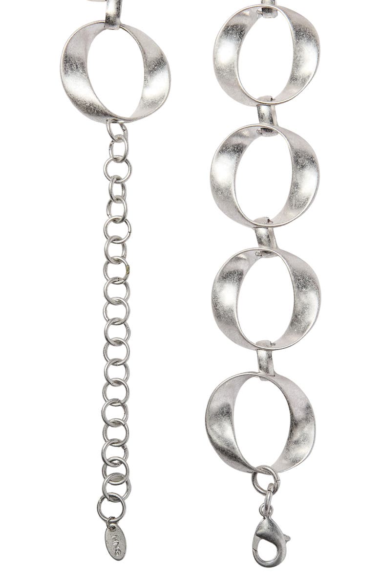 MANGO Metal Hoop Belt, Alternate, color,