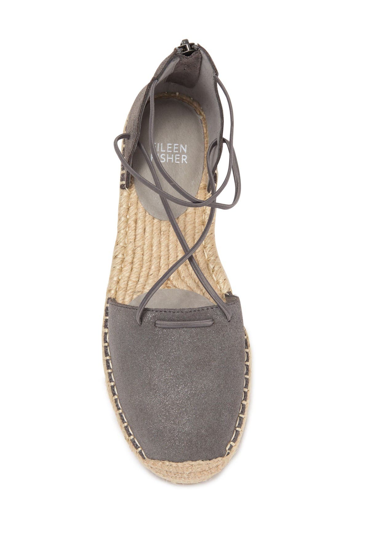 Lace Espadrille, Alternate, color, PEWTER