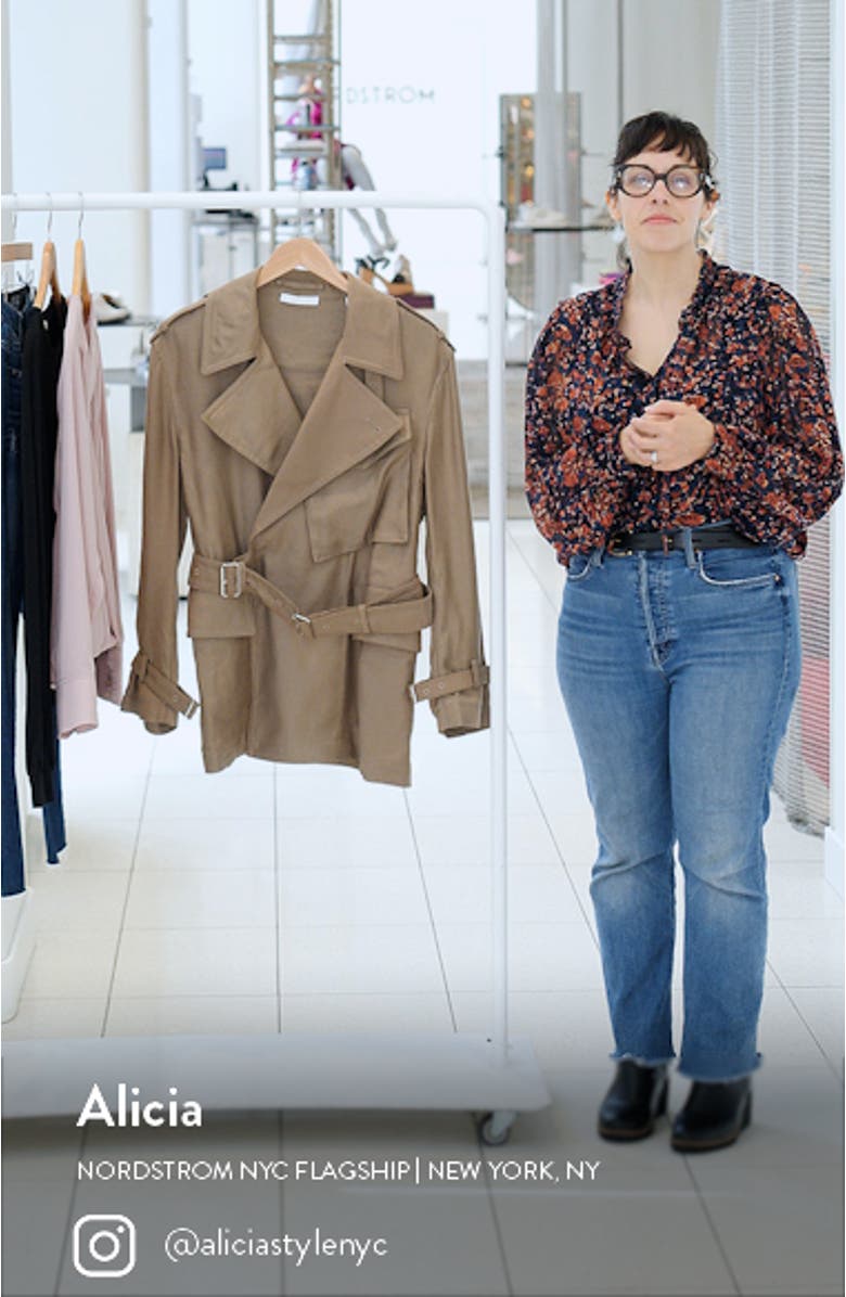 CR Rider Arch Belted Trench Jacket, sales video thumbnail