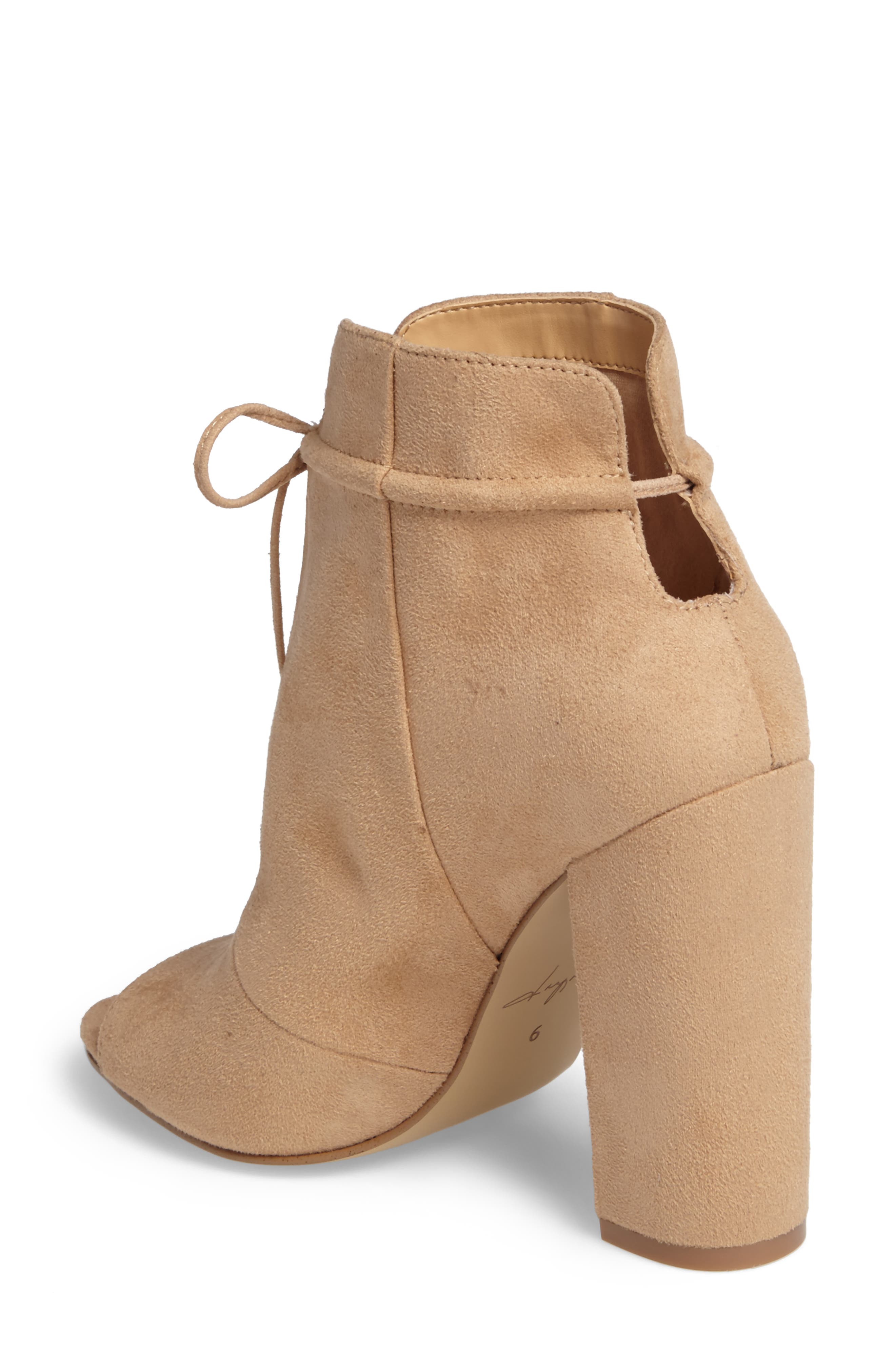 Daya by Zendaya Netty Open Toe Bootie, Alternate, color, 