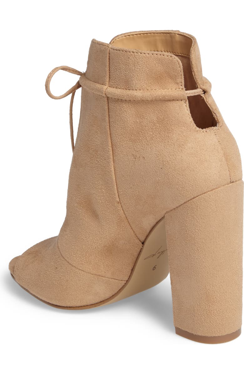 Daya by Zendaya Netty Open Toe Bootie, Alternate, color,