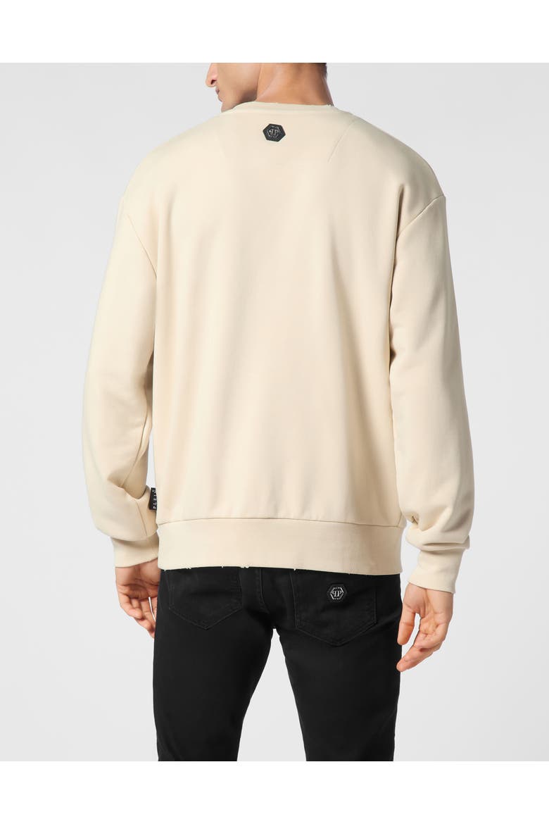 Sweatshirt Round Neck Ls Racing Club Men, Alternate, color, beige
