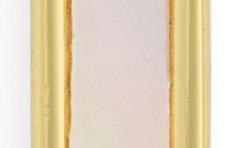 Argento Vivo Faux Pearl Rectangular Drop Earrings In Gold
