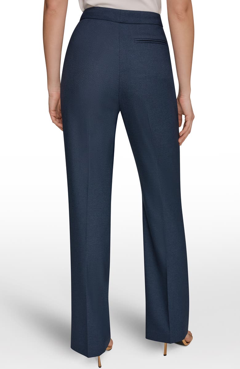 Donna Karan New York High Waist Straight Leg Pants, Alternate, color, Nightfall