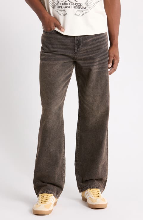 Ryan III Overdye Baggy Straight Leg Jeans