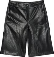 Cult of Individuality Y2K Baggy Faux Leather Shorts