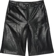 Cult of Individuality Y2K Baggy Faux Leather Shorts