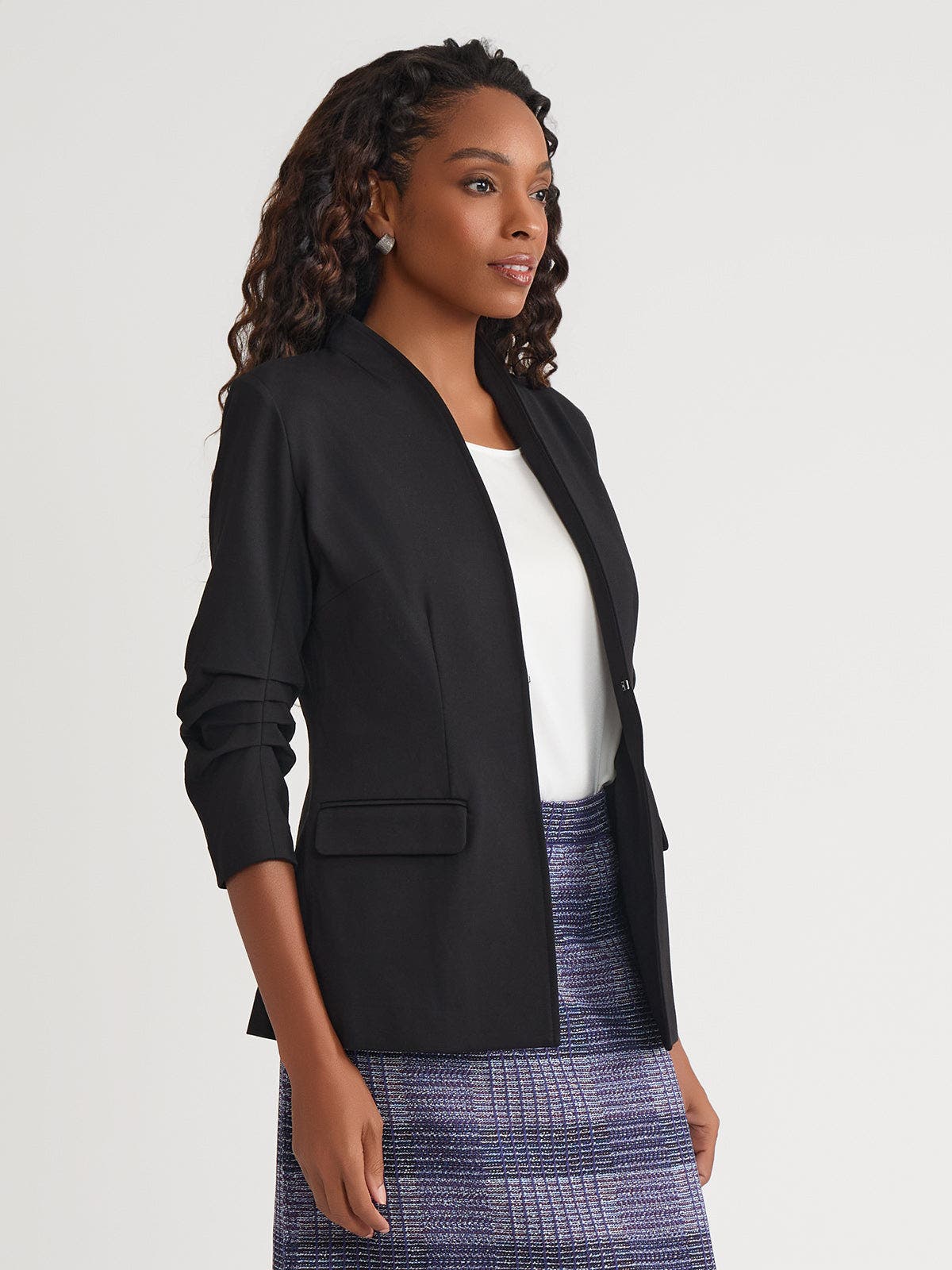 Tailored LuxeStretch Ponte Blazer - image 2