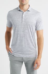johnnie-O Seymour Stripe Featherweight Performance Polo