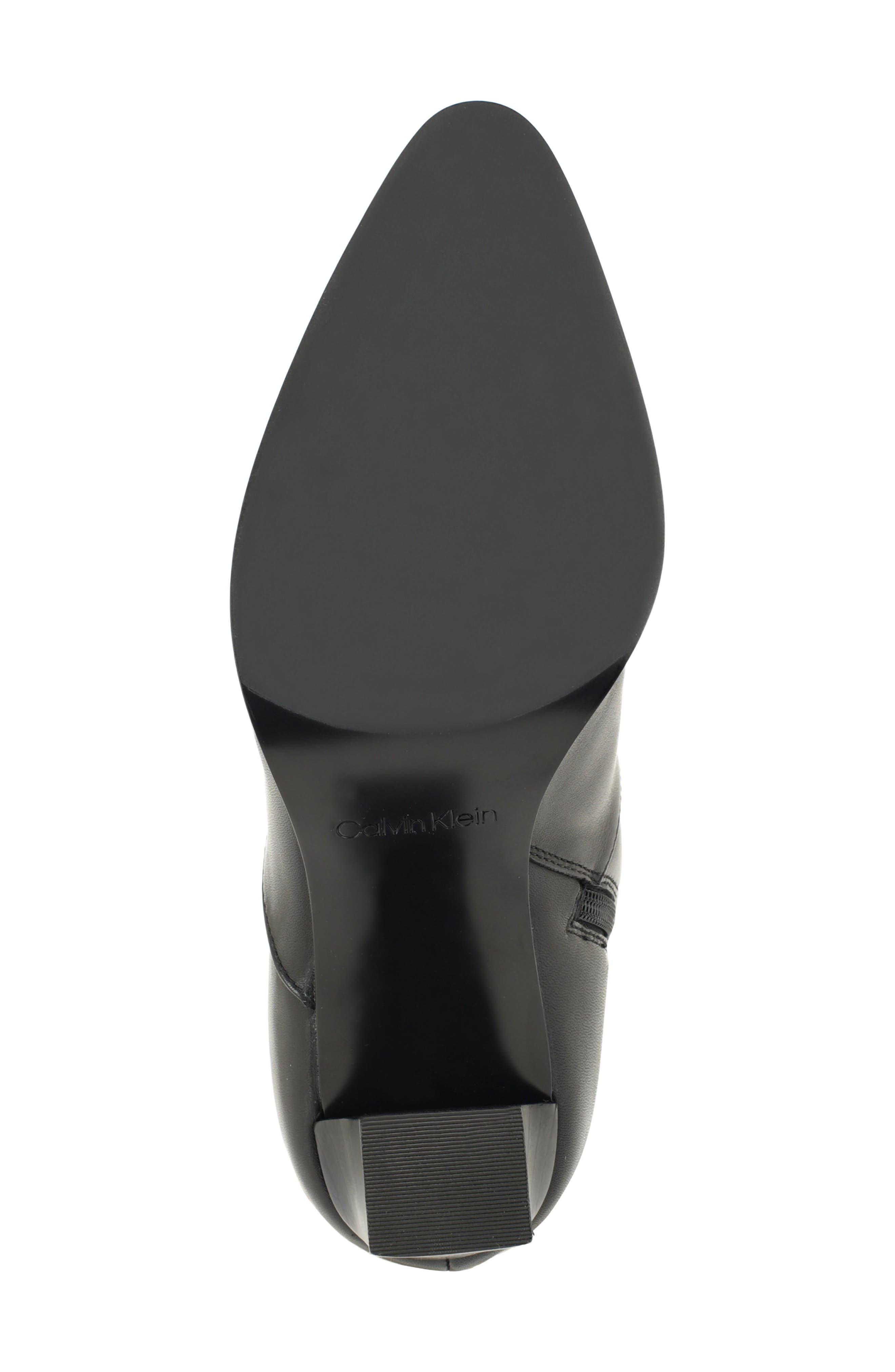 Darlea Knee High Boot, Alternate, color, BLACK LEATHER