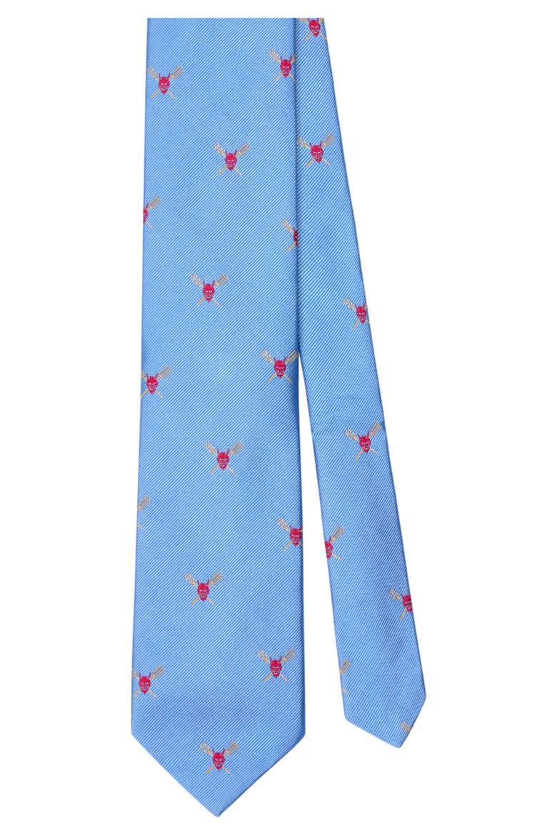 Robert Devil And Pitchforks Best of Class Necktie, Main, color, Light Blue