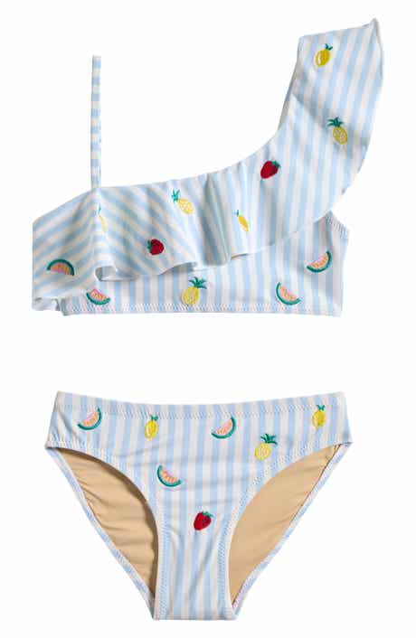Kids' Embroidered Two-Piece Swimsuit