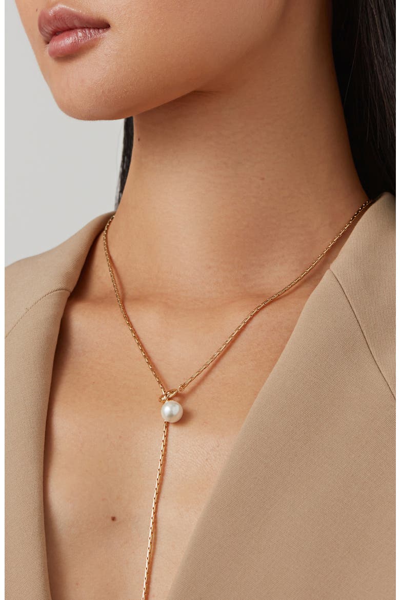 Amelia Wrap Chain Necklace, Alternate, color, HIGH POLISH GOLD
