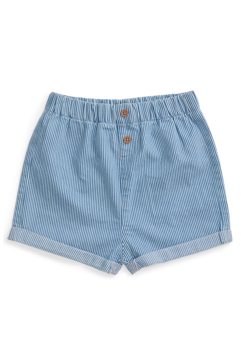 Denim Shorts, Main, color, Stripe Denim
