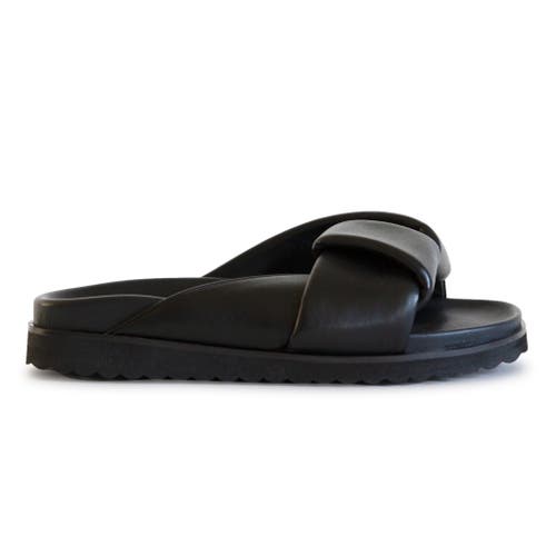 Shop Neil J. Rodgers Obi Slide In Black Nappa