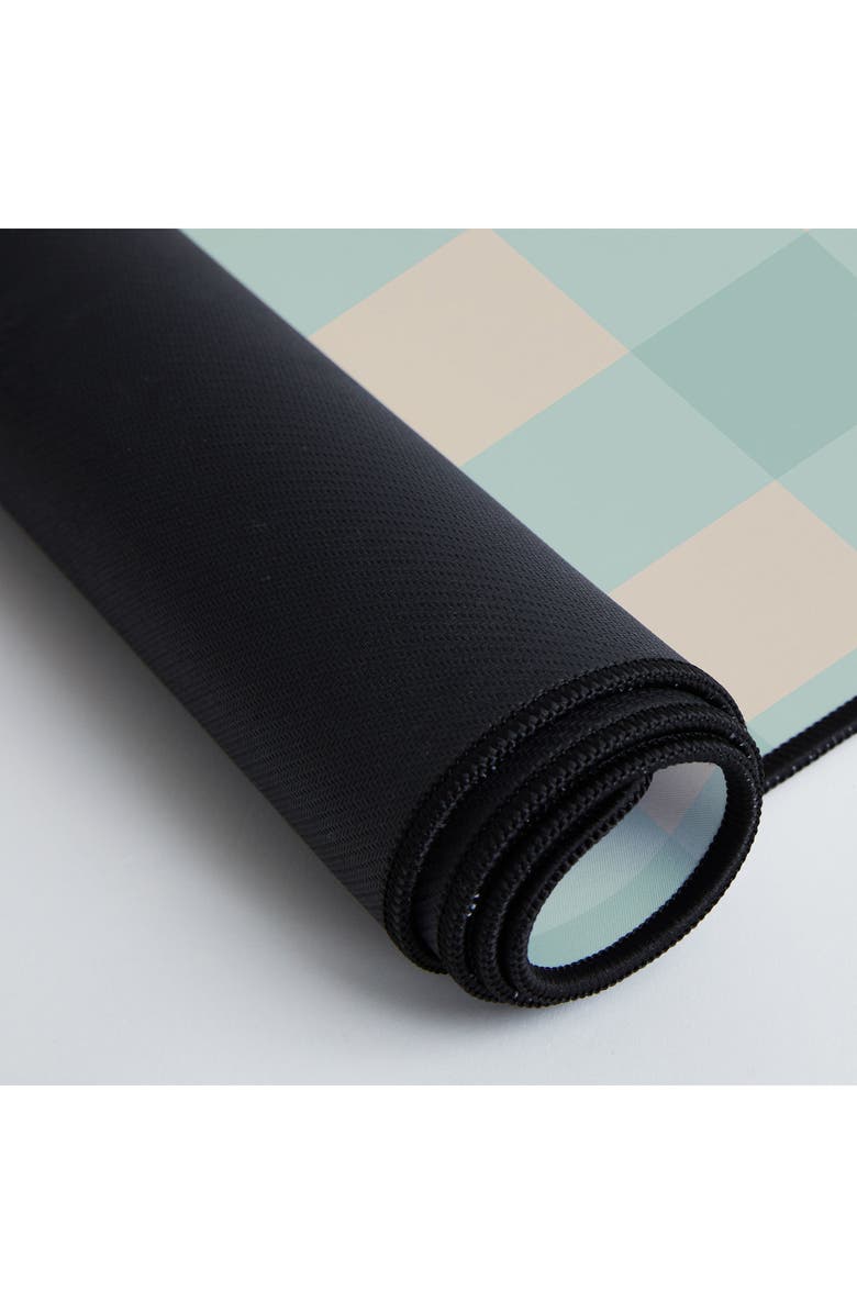Deny Designs Gingham Print Desk Mat, Alternate, color, Blue