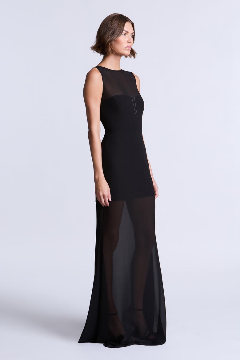 Bella Gown, Alternate, color, Black