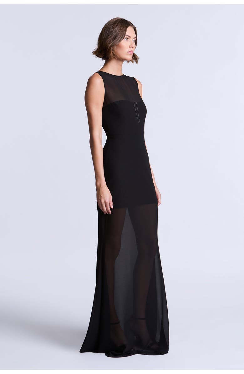 BCBG Maxazria Bella Gown, Alternate, color, Black