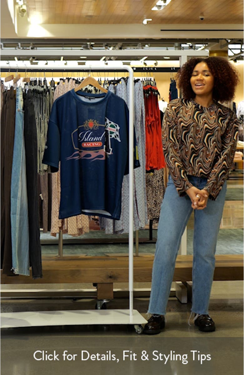 Island Racing Mesh Graphic T-Shirt, sales video thumbnail