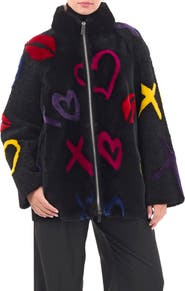 GORSKI Genuine Shearling Zip Short Jacket