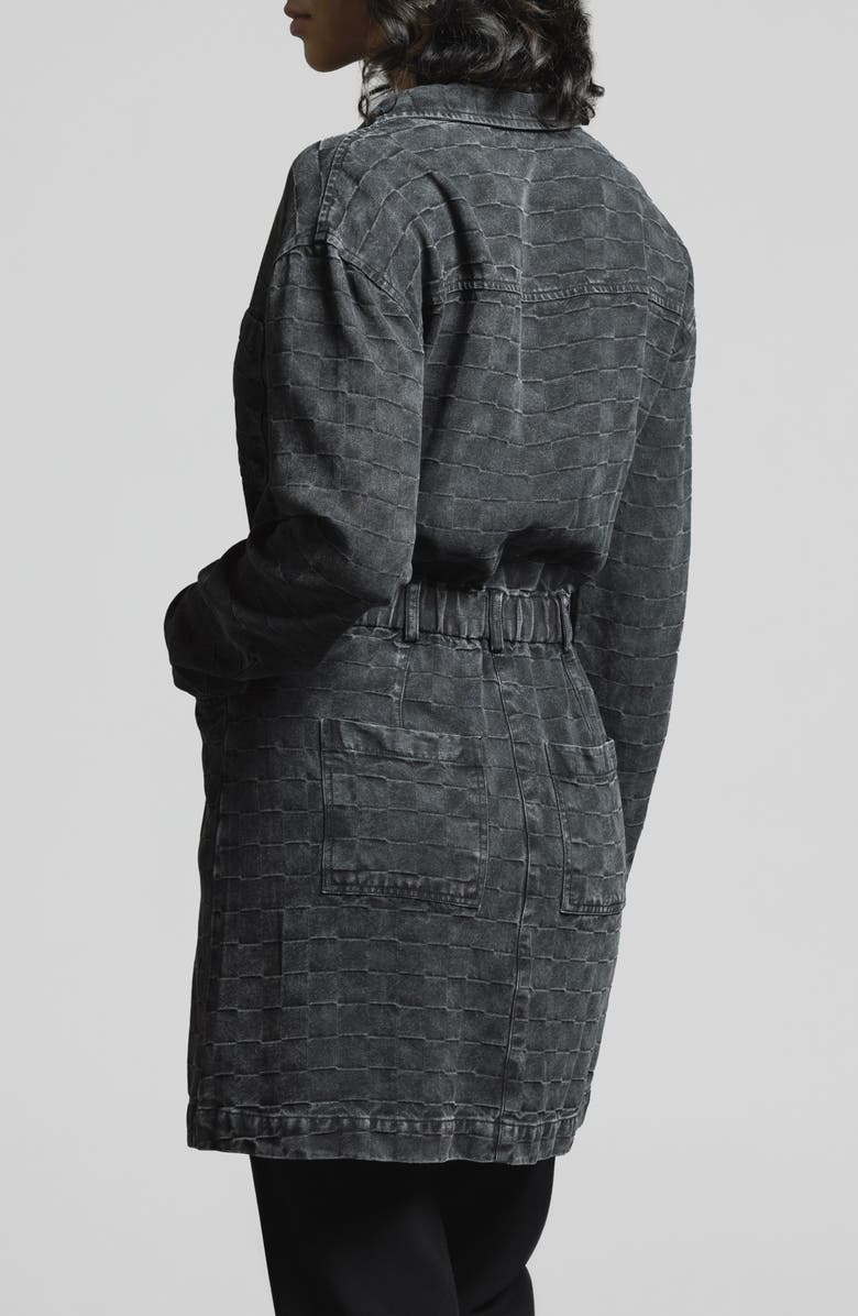 WEEKEND LOS ANGELES Adoria Texture Long Sleeve Mini Shirtdress, Alternate, color,