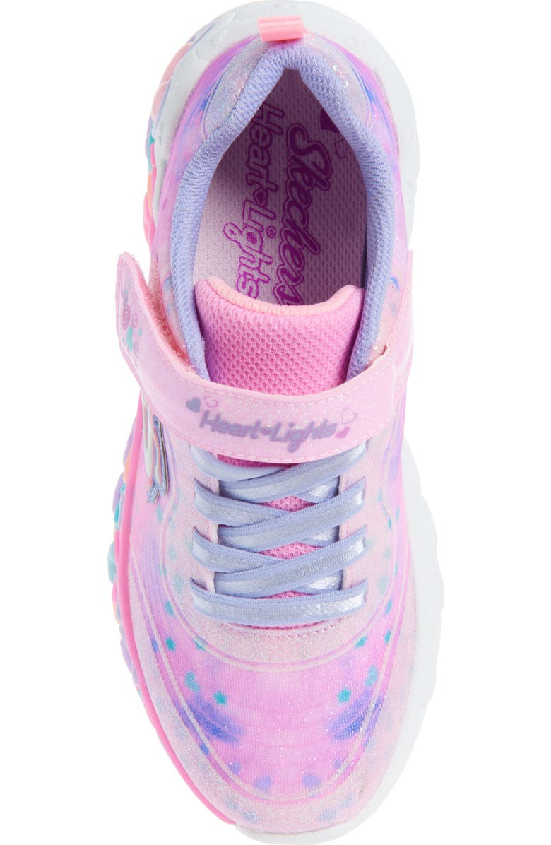 SKECHERS Eternal Heart Light-Up Sneaker, Alternate, color, Light Pink