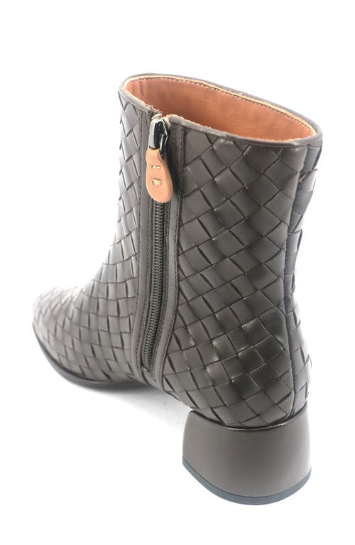Gentle Souls Elodie Woven Bootie In Brown