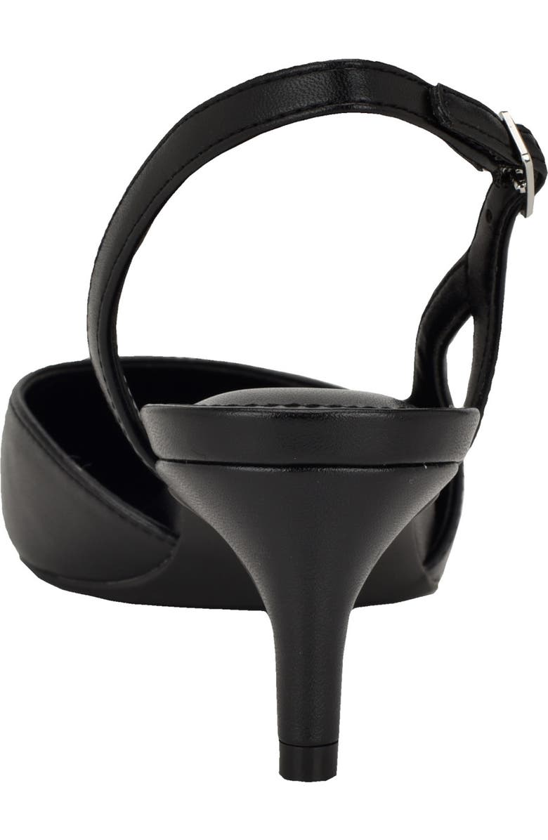 Calvin Klein Slingback Kitten Heel Pump, Alternate, color, Black