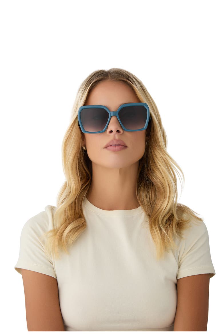 Sloane 54mm Square Sunglasses, Alternate, color, GREY GRADIENT