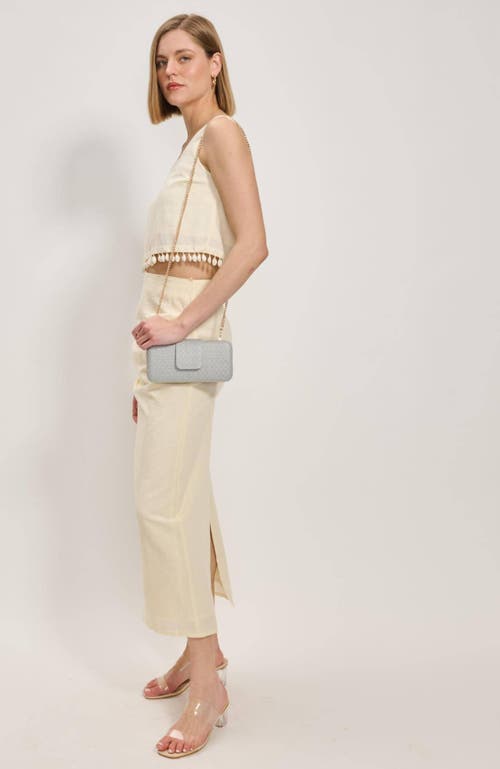 Moda Luxe Sylvi Evening Bag In Grey