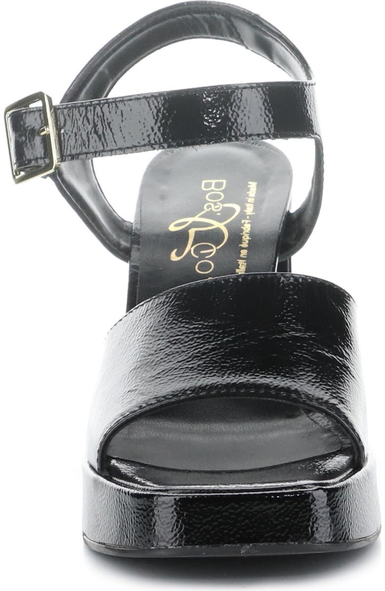 Bos. & Co. Finlee Ankle Strap Platform Sandal, Alternate, color, Black