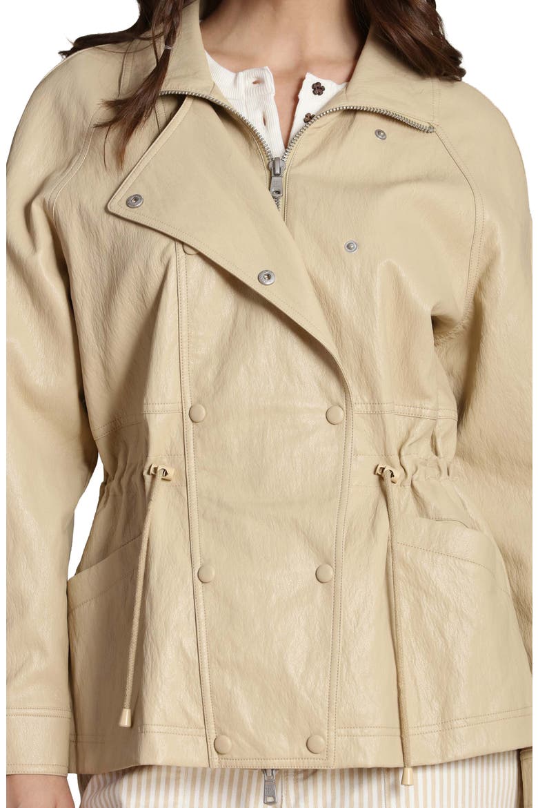 Faux-Ever Leather™ Anorak, Alternate, color, OCHRE