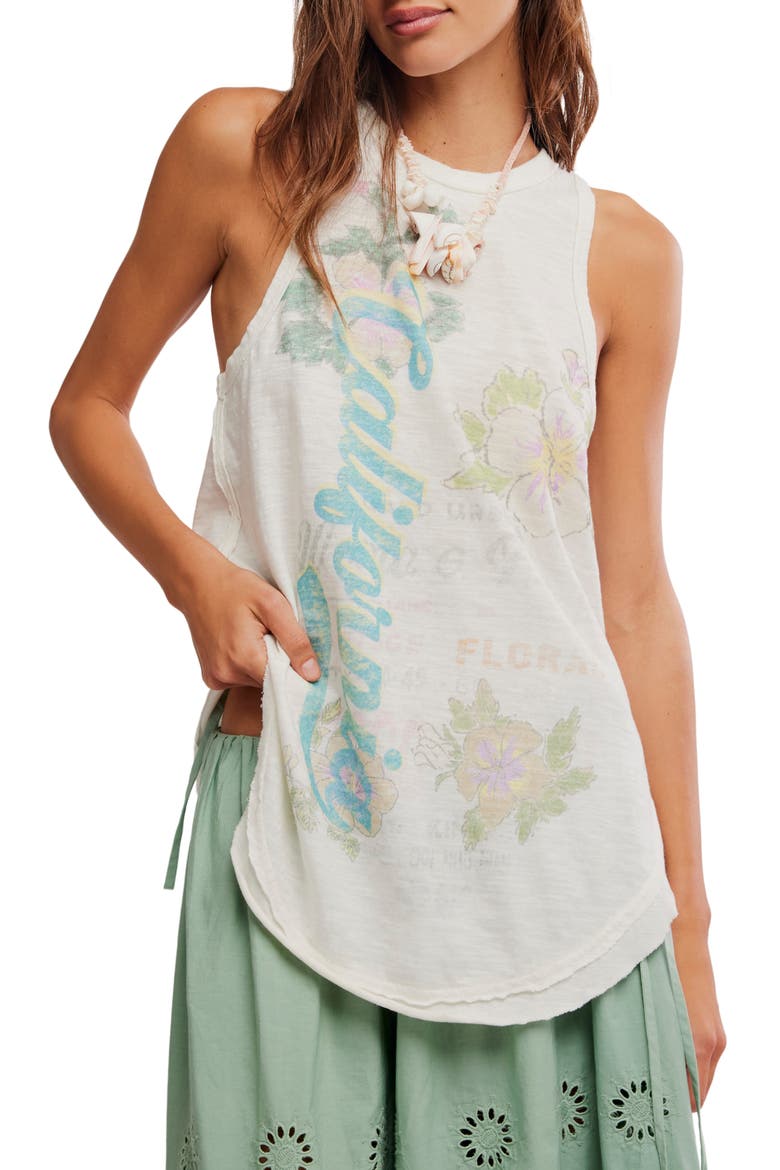 Rosie Graphic Tank, Main, color, TOFU COMBO