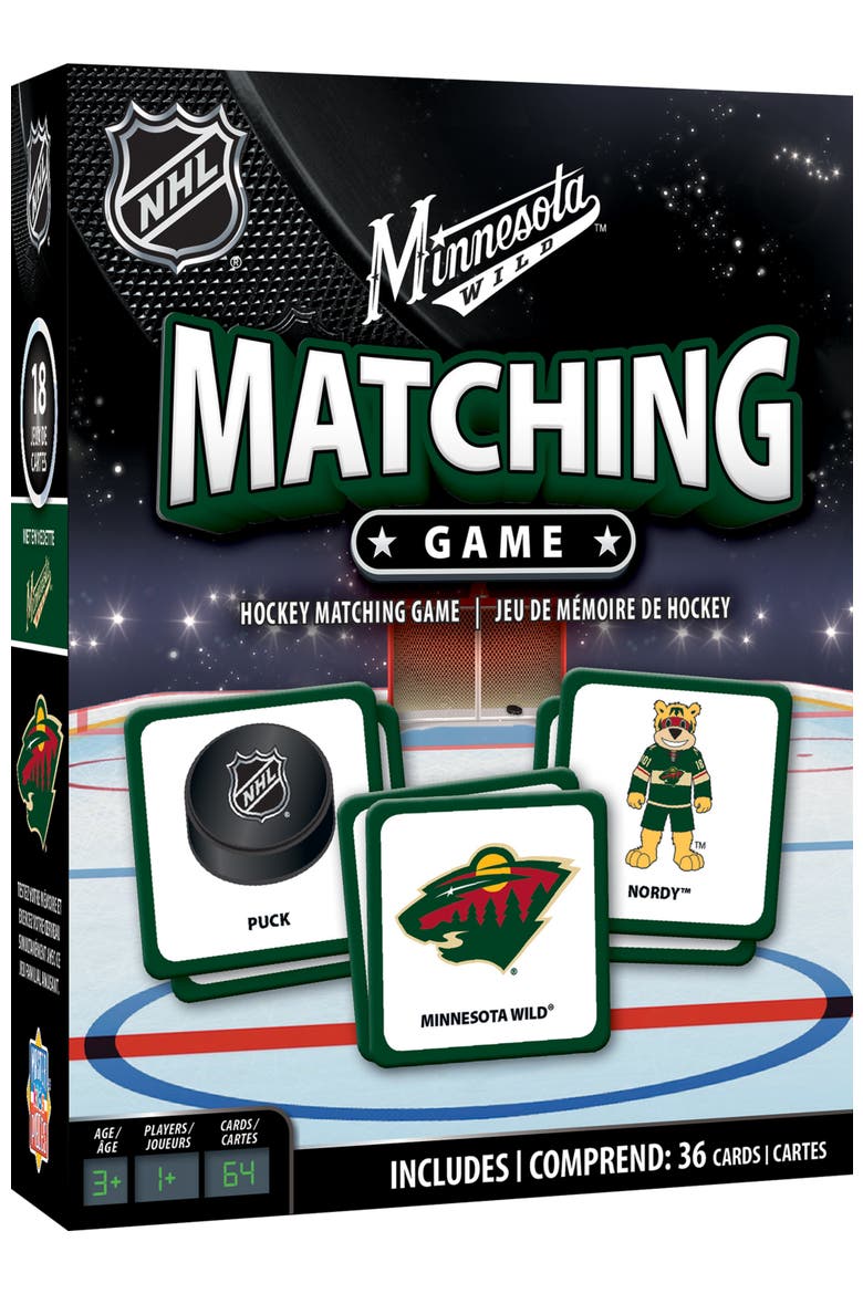 Minnesota Wild Matching Game, Main, color, Multicolor