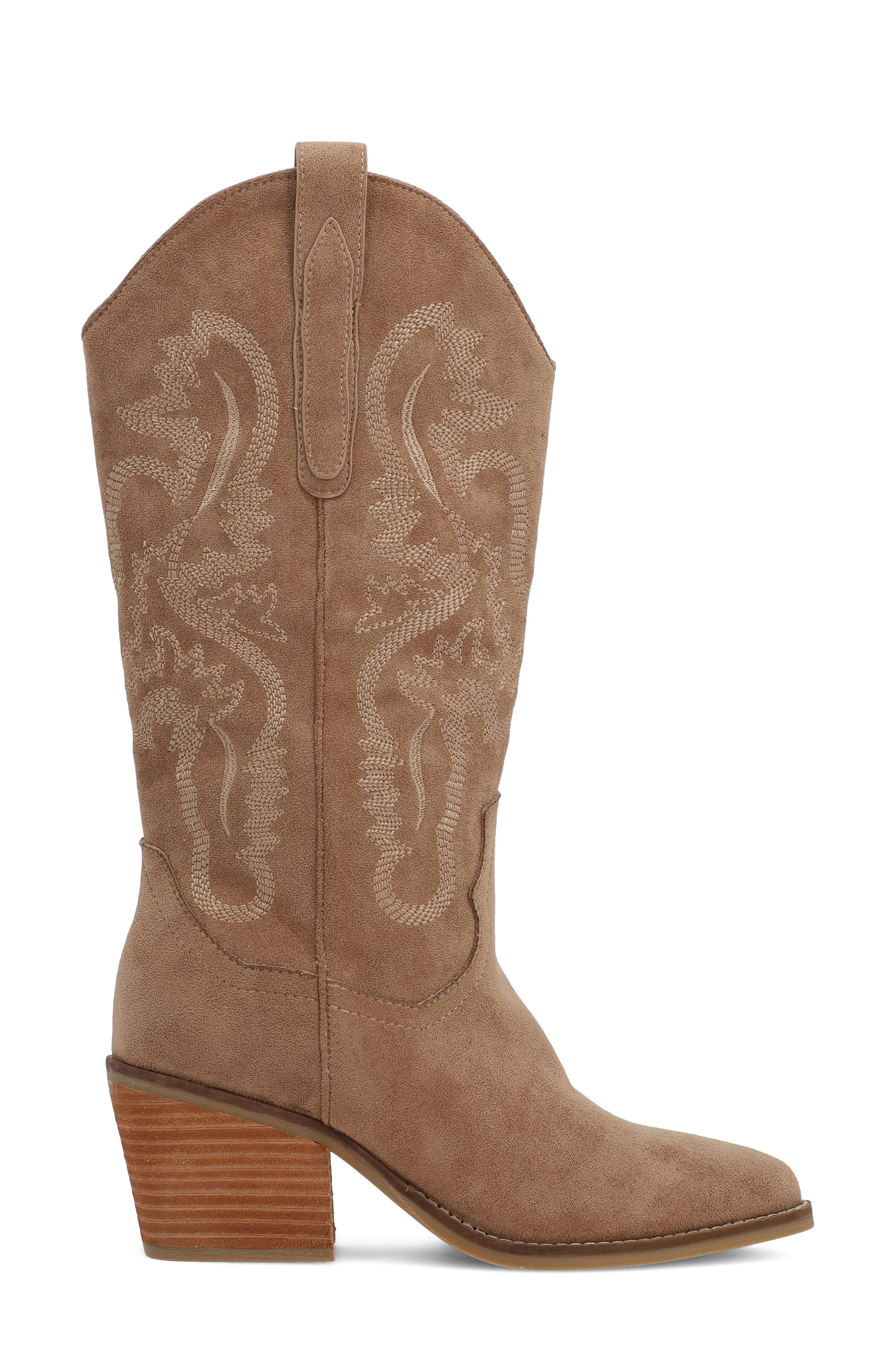 Crosley Western Boot, Alternate, color, MAPLE
