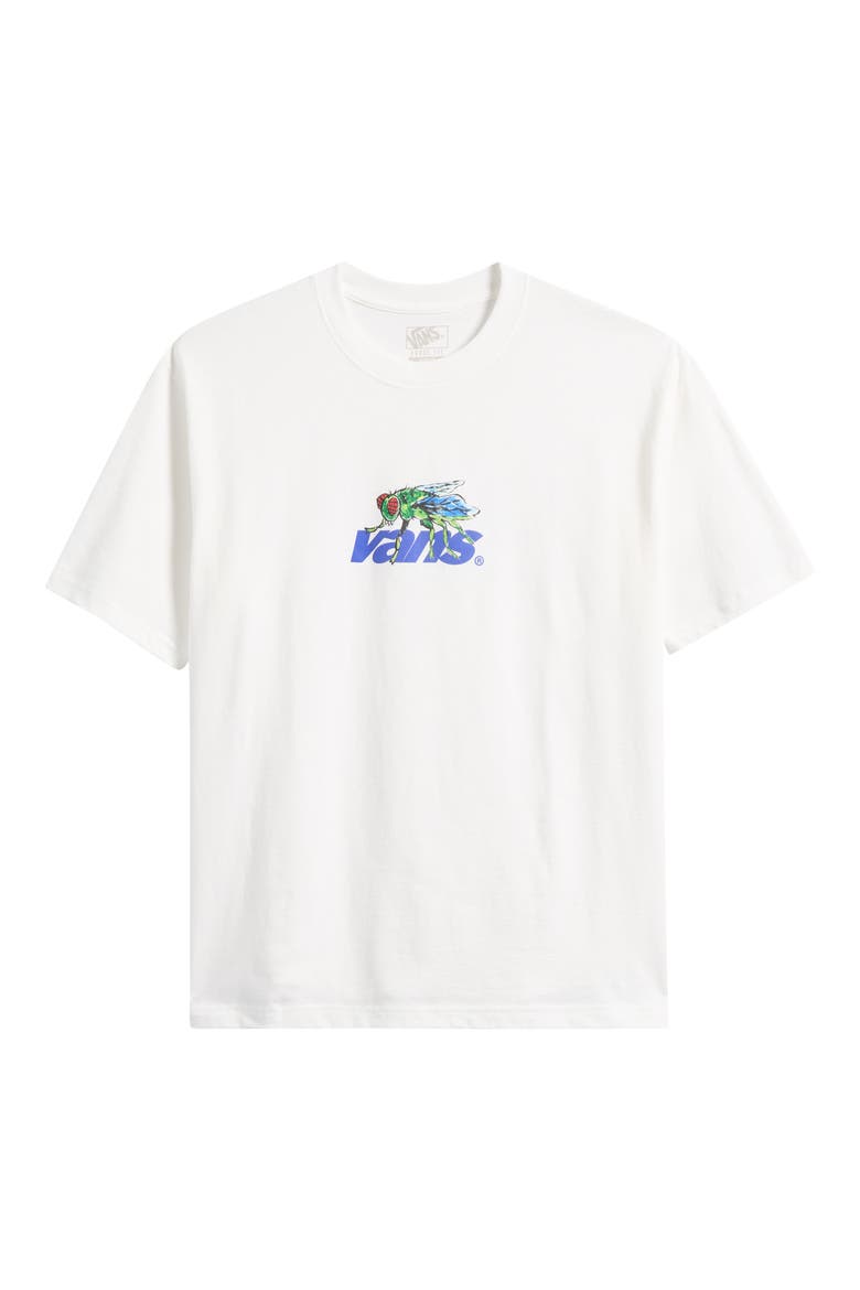 Fly Logo Graphic T-Shirt, Alternate, color, WHITE