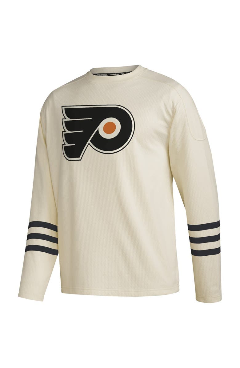 adidas Men's adidas Cream Philadelphia Flyers AEROREADY Pullover Sweater, Alternate, color, 