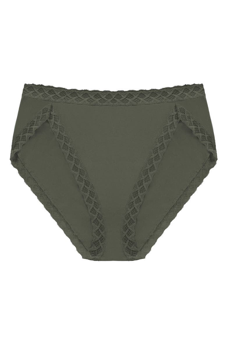 Natori Bliss Cotton French Cut Briefs, Alternate, color, Flint