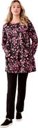 Roaman's Ultimate Long Sleeve Crewneck Swing Tunic