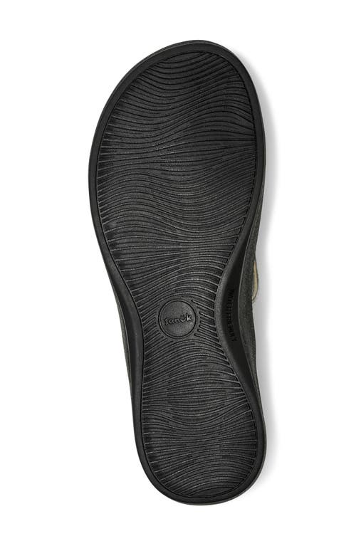 Sanuk Cosmic Shores Water Friendly Flip Flop In Black