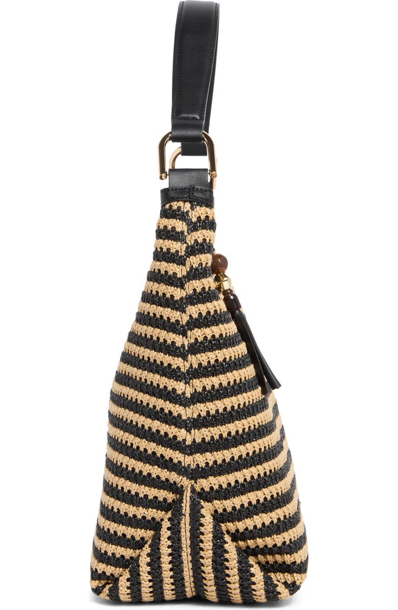 Dolce Vita Hyacin Shoulder Bag, Alternate, color, Black/ Natural