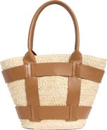 Collection XIIX Straw Tote Bag