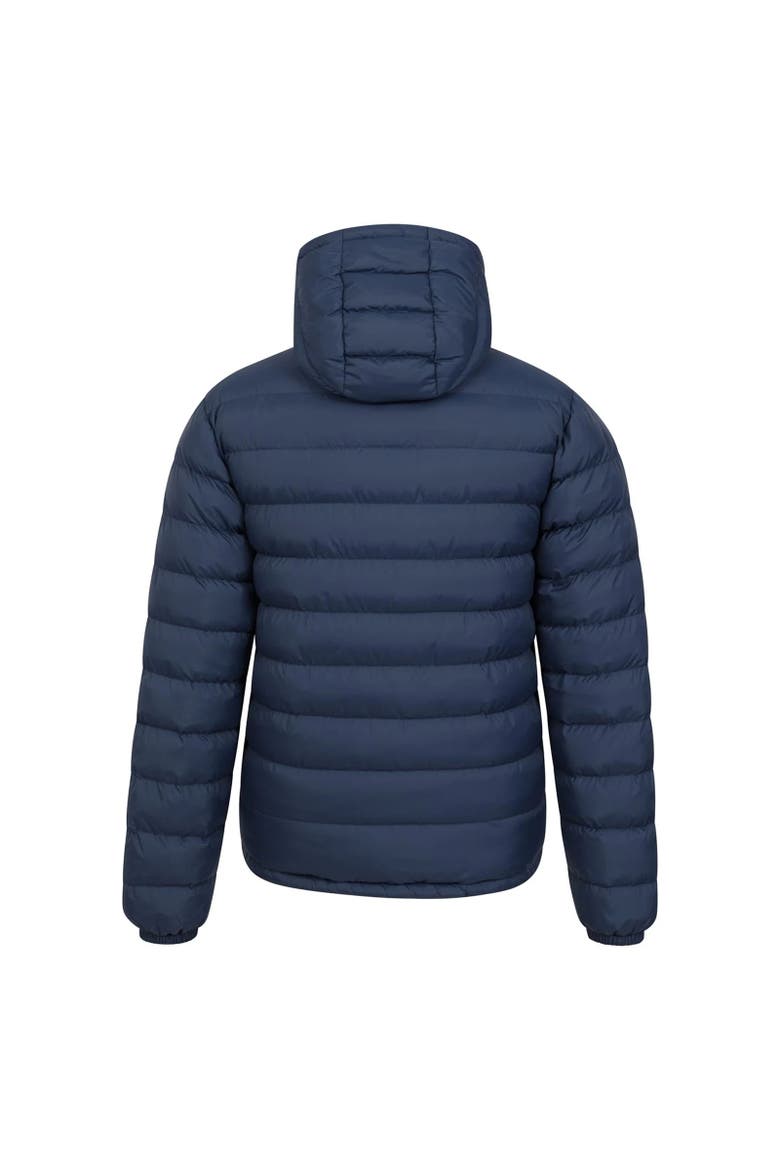Seasons Faux Fur Lined Padded Jacket, Alternate, color, Navy